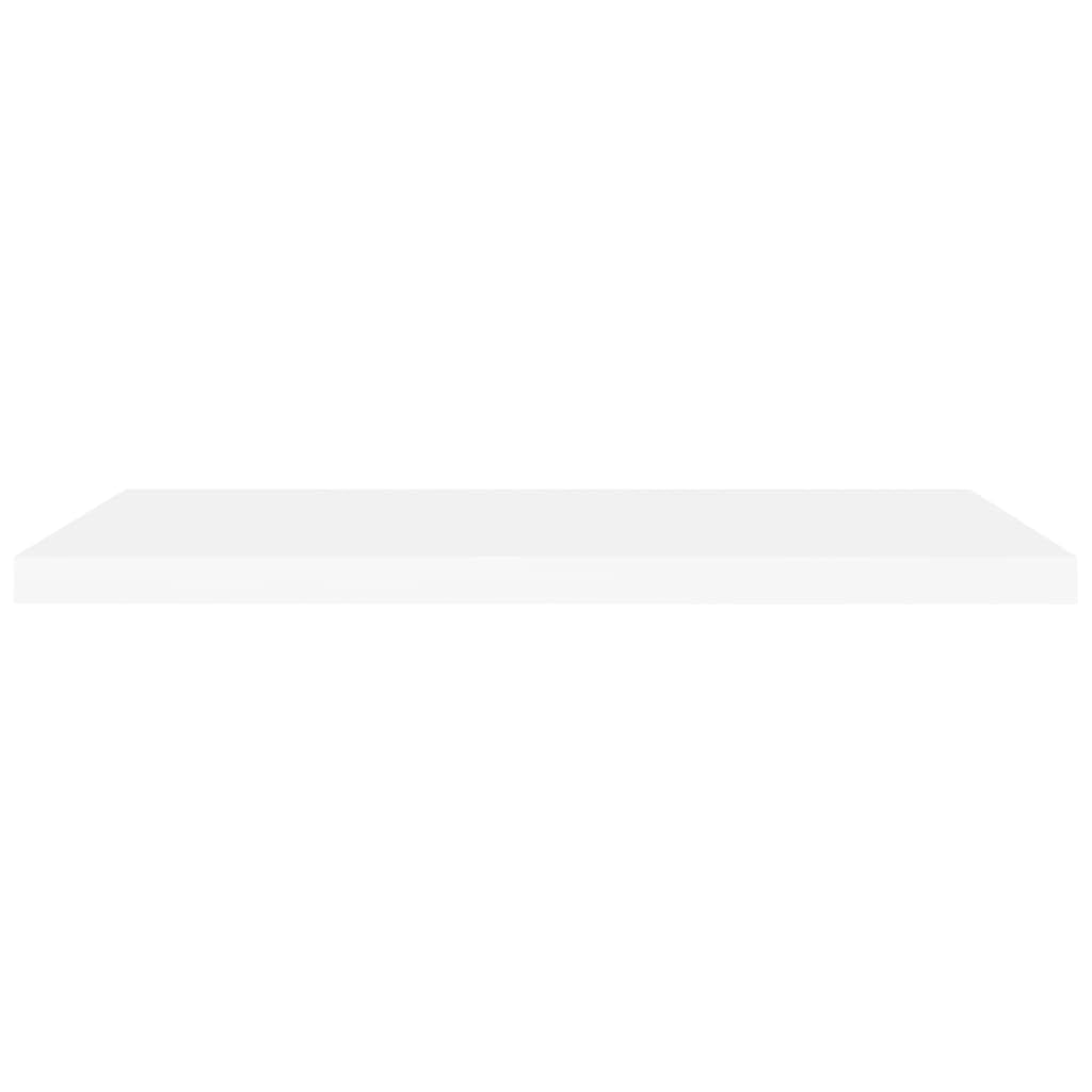 Estantería flotante blanca 90 x 23,5 x 3,8 cm, tablero DM de panal, marco de metal, estantería de pared para libros, decoración, fijación invisible, diseño moderno, duradero