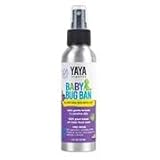 YAYA ORGANICS BABY BUG BAN – All-Natural, Proven Effective Repellent for Babies, Children and Sensitive Skin (4 ounce spray)