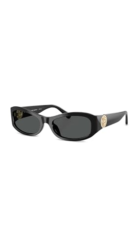 Tory Burch Womens Miller Rectangle Sunglasses Black One Size