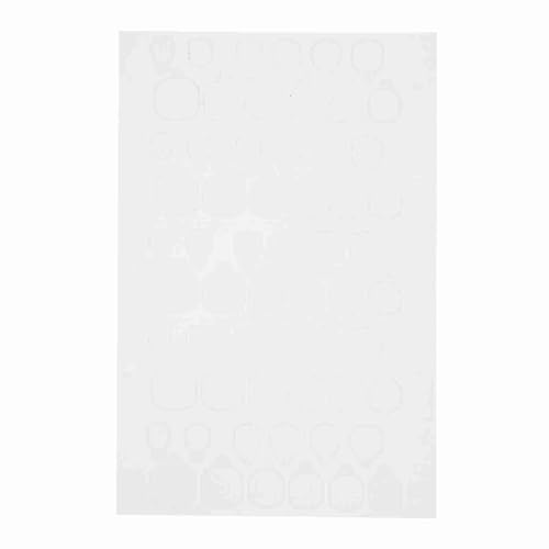 Luocute 600 Pegatinas Adhesivas de Doble Cara para Uñas, Transparentes y Fuertes para Presionar en las Uñas, con Tiras Precortadas para Decoración de y Bricolaje