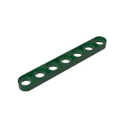 XYEIUGO GDS-695 32065 Technic Beam 1x7 Thin, Dark Green, 50 PCS