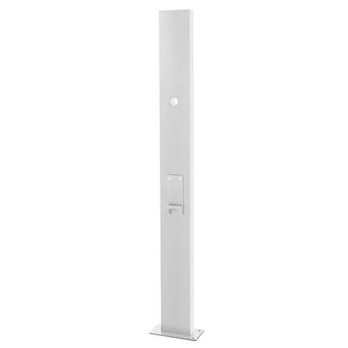Heavy-Duty EV Charging Station Pedestal Stand, Steel Electric Vehicle Charger with Cable Management - Indoor/Outdoor Charging Box Holder for Convenient Use
