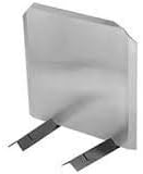 16 x 18 Radiant Fireback Heat Sheilds 14 Gauge Stainless Steel Made in The USA