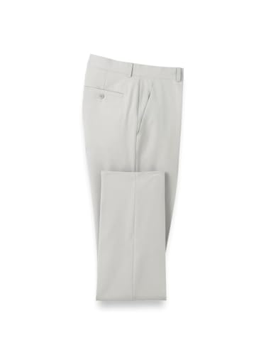 Paul Fredrick Men's Comfort Stretch Travel Flat Front Pants