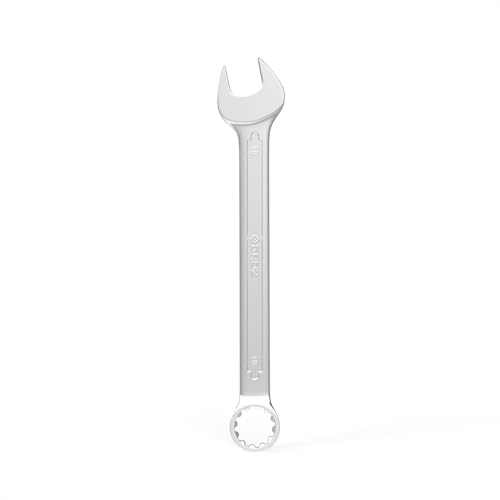Image of Groz Combination Spanner 19 mm, Length 230 mm | DIN 3113 Standards | Chrome Vanadium, Matt Satin Chrome Combination Wrench Tool | CSP /DIN /19G