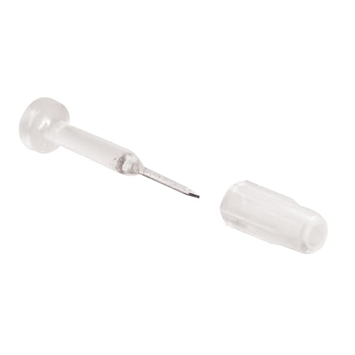 Prime-Line PL 15685 Window Grid Retainer Pins, Plastic and Steel, Clear, 25 Pack