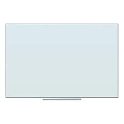 Photo 1 of U Brands Floating Glass Dry Erase Board, 23 x 35 Inches, White Frosted Non-Magnetic Surface, Frameless (2777U00-01) 23" x 35"