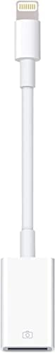 Adapter do kamery USB do iPhone'a [certyfikat Apple MFi], Lightning to USB, adapter kabla iOS do iPada, USB 3.0 gniazdo OTG obsługuje pamięć flash USB, czytnik kart, mysz, klawiatura