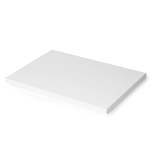 EMUCA - Tableros para Mesa de Comedor o Escritorio, 1150x750, Pintado Blanco, Madera