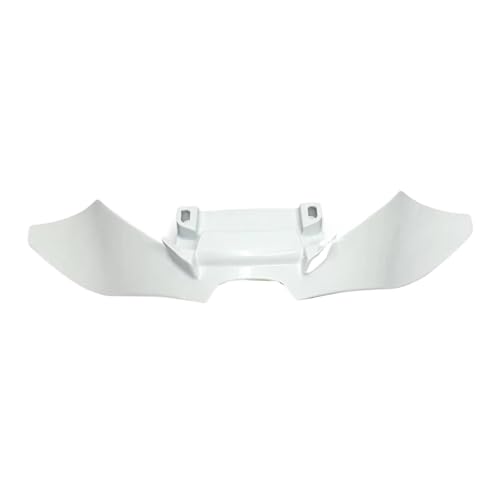 Aileron de bec moto R7 stabilisateur de carénage avant avec aile fixe aérodynamique blanche
