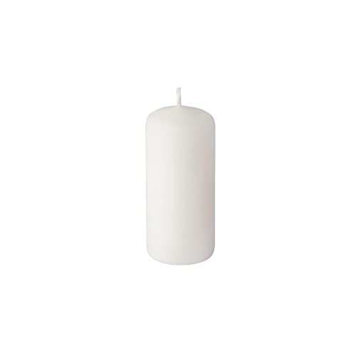 Papstar 17915 Pillar Candles Set of 10 40 x 90 mm White