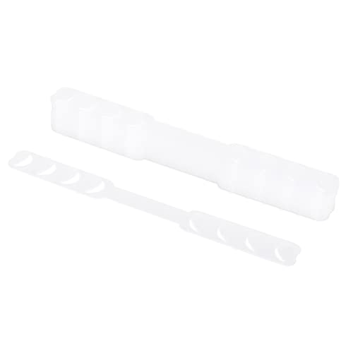 Begchy 20Pcs Hebilla de FijacióN Antideslizante MáScara para los OíDos Niveles Ajustables Accesorios de ExtensióN de Banda-