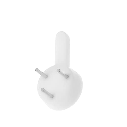 Image of Aicosineg Hardwall Hanger Mount Non-Mark Hook Photo Picture Frame Hanger for Fasteners Wooden Doors Concrete Hooks Wall Wallpaper Walls Hardware White Tone 50pcs