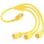 Woodhead/Molex 2647-W Super-Safeway Standard Molded W Cordset 2 Pole/3 Wire SOOW Cordset Cordset Length 0.91m