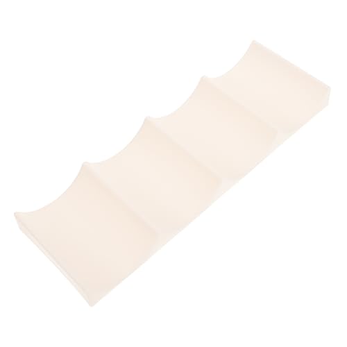 FUNNETOYU Soporte para Botellas de Vino de Plástico Apilable Europeo Organizador Antideslizante para Botellas para Cocina Despensa y Frigorífico Color Blanco