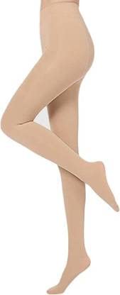 Warm Winter Leggings Fleece Lined Thermal Leggings Beige-picture-26