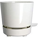 Maceta redonda con riego automático aireación y alto drenaje para interior y exterior resistente a los rayos UV evita el moho la pudrición de raíces