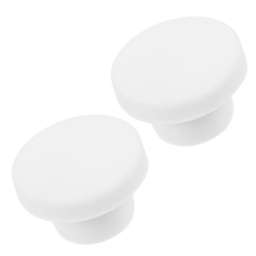 Healeved 10 Tapones de Silicona Reutilizables para Bañera y Lavabo, Color Blanco, Fácil Almacenamiento, Ideales para Uso en Baño y Hogar
