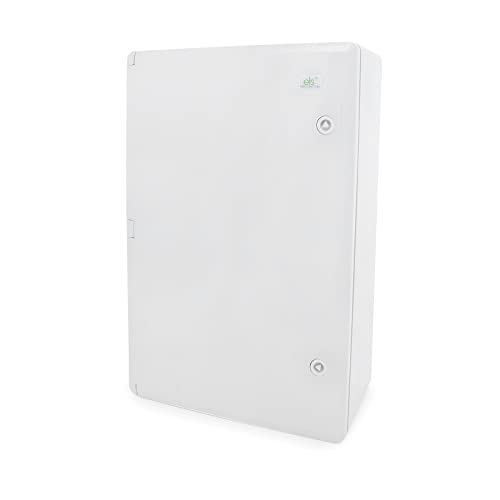 ELS Elektrotechnika Control Cabinet Industrial Housing IP65 Galvanised Mounting Plate Lock Door with All-Round Seal Wall Housing Empty Housing ABS Plastic Empty Cabinet 400 x 600 x 200 cm - Image 4