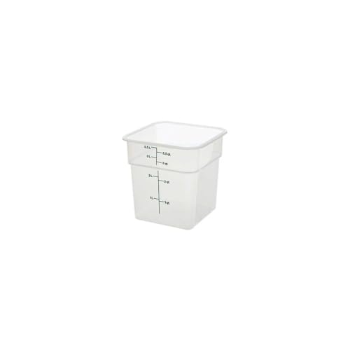 Image of Cambro 4SFSPP190 CamSquare Storage Container, Translucent, 4 qt.,Green
