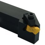 NSL 12-3B Top Notch Lathe Tool Holder 58795 Left Hand, 3/4" Square Shank, 3 Series Top Notch Threading Grooving Carbide Inserts NT 3R, NT 3L, NG 3, NR 3, Made in USA