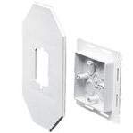 Arlington 8081FDBL Siding Box Kit with Flange, Vertical, Weatherproof, Non-Metallic