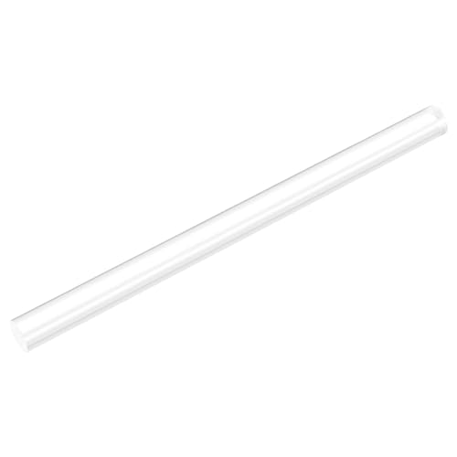 Image of Unifizz Acrylic Round Rod,Clear,3 /4 inch Diameter 12-1 /4 inch Length,Solid Plastic PMMA Bar Stick
