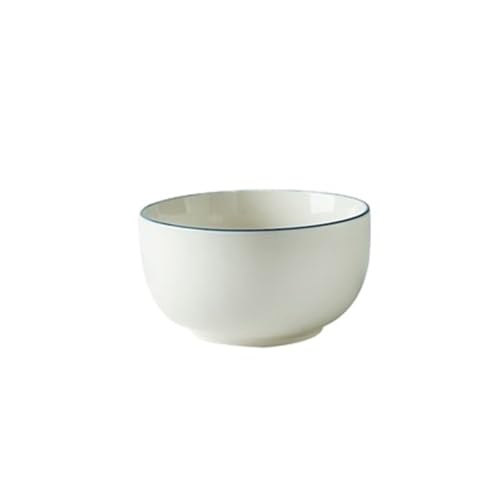 SAMCIOI Tazones para Mezclar Cuenco de Ensalada de Frutas for el hogar, Cuenco Creativo for Fideos, vajilla de cerámica, Cuenco de Postre Simple Ensaladera Frutero