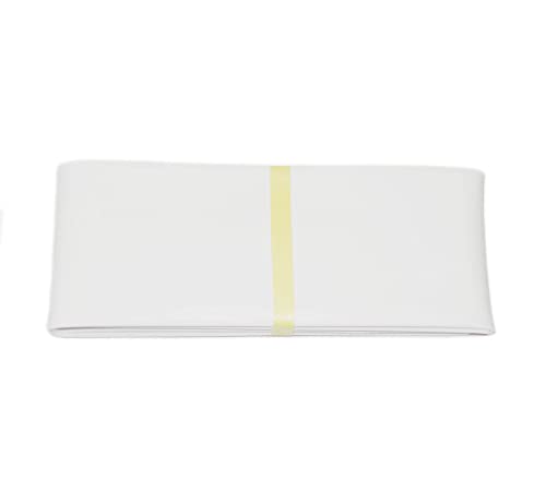 熱収縮チューブ 30mm 内径φ30mm 印字無しで綺麗 収縮比率2:1 シュリンクチューブ 絶縁チューブ 防水 高難燃性 収縮チューブ , ホワイト)