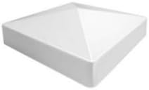 Westech PVC Flat External Post Cap 5" x 5"