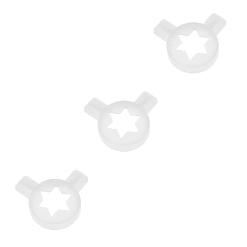ABOOFAN 3pcs Ice Machine Nozzle Plastic Ice Maker Fittings for Soft Cream Machine Maker Accessories Shape Caps for Making
