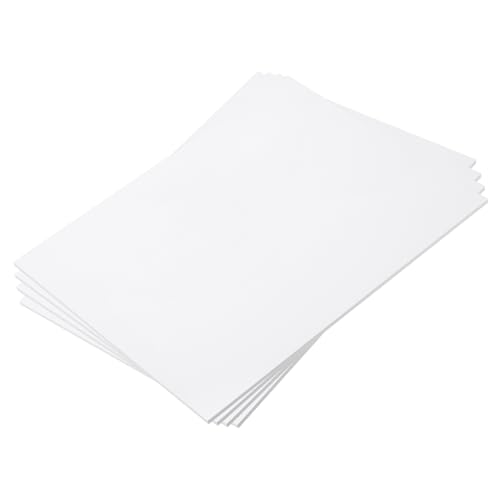 MECCANIXITY ABS Plastic Sheet 16 Inch x 12 Inch x 0.24 Inch ABS Styrene Sheets for Building Model DIY Crafts Panel White 4 Pcs