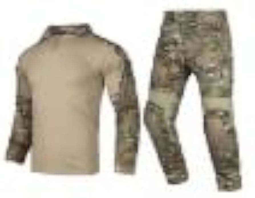 新品 エマーソンギア ★プロテクター付 上下セット 長袖コンバットシャツ パンツ EMERSON CRYE Gen2タイプ コンバットシャツ 上下セット