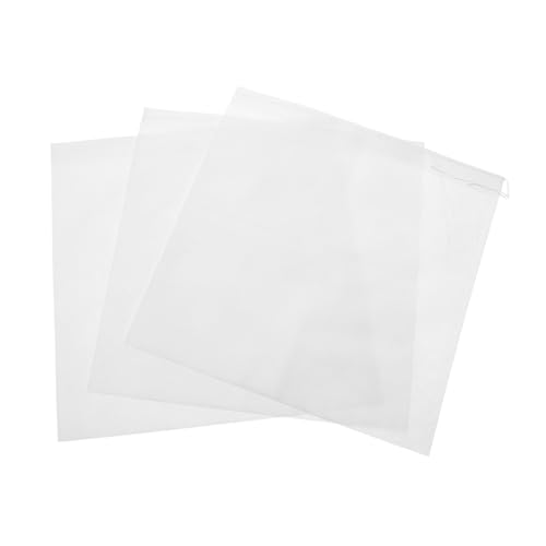 HEALEEP 9pcs Non-woven Mesh Strainer Bags for Yogurt Juice and Filter Bags for Easy Kitchen Filtering and Maintenance for Home Brewing and Food Preparation