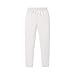 Fashion Sweatpants for Men Casual Elastic Drawstring Waist Joggers Lounge Relaxed Fit Pants White Medium