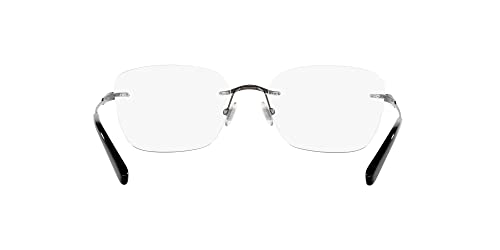 Image of Brooks Brothers Men's Bb1107t Titanium Rectangular Prescription Eyewear Frames