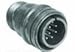 Amphenol Industrial Circular Connector Plug Size 28, 26 Position, Cable - 97-3106A28-12S-417