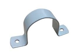 Powder Coated Metal Clamp for uPVC Pipe (Pack of 10) with 1.5