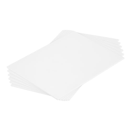 MECCANIXITY ABS Plastic Sheet 8 Inch x 6 Inch x 0.12 Inch ABS Styrene Sheets for Building Model DIY Crafts Panel White 6 Pcs