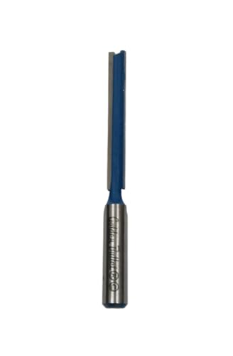 Image of Golden bullet pro straight Router bit 50mm /2 inch long ,with 8mm shank | (9502L (cutting dia 6mm X cutting length 50mm))