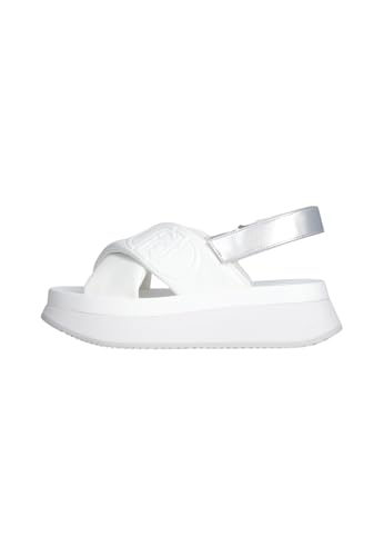 Scarpe Liu Jo Da Donna, Modello Sandali Ba5089Ex097, Realizzate In Pelle Sintetica. Argento 36