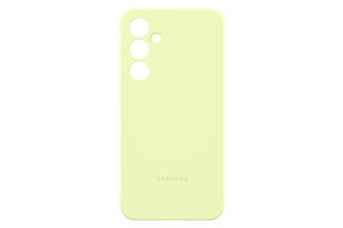 Image of Samsung Silicone Smartphone Case EF-PA556 for Galaxy A55 5G Slim Design Lime