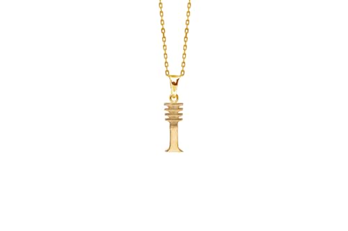 Pendentif égyptien pilier Djed plaqué or un cadeau symbolique et raffiné