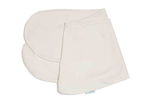 pic Bear Bio Stillkissen-Ersatzbezug 190 cm | 100% Bio-Baumwolle | GOTS-Stoff atmungsaktiv & antiallergisch | Moderne Designs (Grey Washed Out, 190x40 cm | GOTS-Stoff) Cover