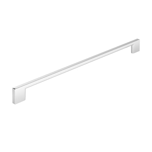 Image of Richelieu Hardware BP8160320140 Armadale Collection 12 5 /8-inch (320 mm) Center-to-Center Chrome Modern Cabinet and Drawer Pull Handle for Kitchen, Bathroom, and Furniture