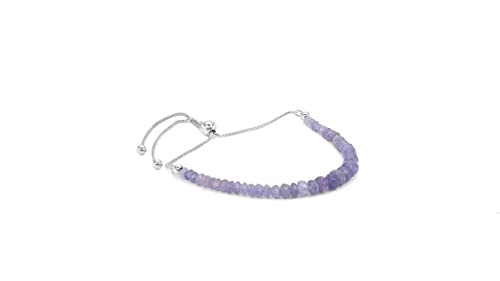 Bracelet en tanzanite et argent de 25,4 cm, le cadeau idéal pour elle