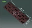 rg-vertrieb Gartenplatten Beetplatten Bodenplatten Gehweg 0,95 qm² 4,8m Gehwegplatte Kunststoff 500kg/qm Belastbarkeit 8 Stück