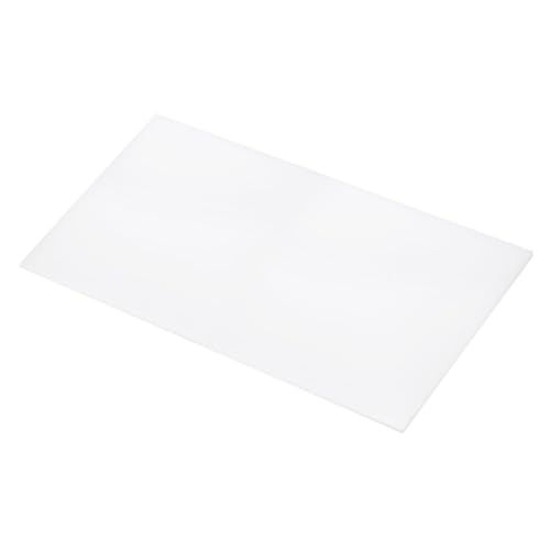 Image of 6 x 12 Inch UHMW Polyethylene Sheets, 1 /8 Inch Thick Ultra High Molecular Weight White Plastic Sheet [for Home, Industrial]