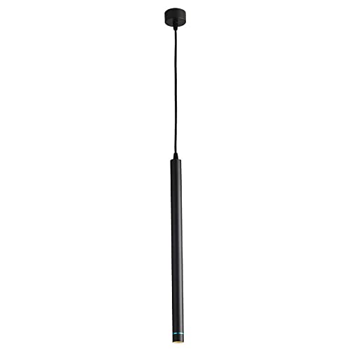 Lámpara colgante de flauta con pantalla de lente e iluminación LED moderna 2