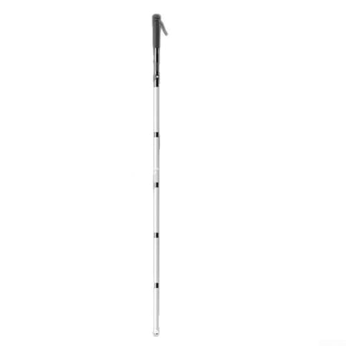 Bastones de senderismo LED con 3 modos de iluminación, bastones de senderismo plegables para senderismo nocturno, camping, mochileros, escalada, bastones iluminados con ECO/TURBO/SOS (grande 160,4 cm)